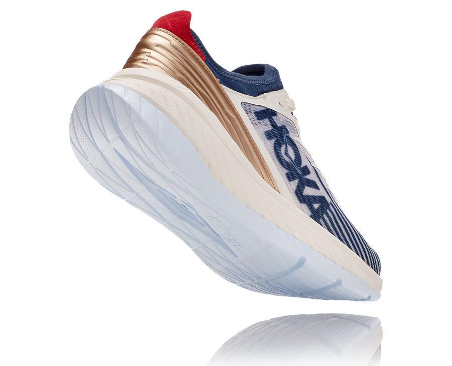 Hoka One One Løbesko Herre - Carbon X-Spe - Hvide/Blå - 290761GUH